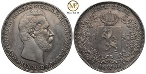 Speciedaler 1869 Carl XV. Kv.1+/01