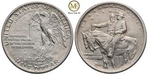 1/2 dollar 1925 Liberty Commemorative. Stone montain. Kv.01