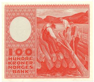 100 kroner 1959 G.3089471. Kv.0