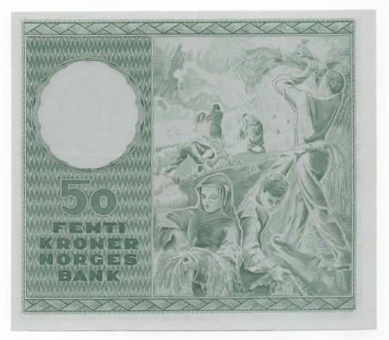 Norge 50 kroner 1959 D kv. 1+/01