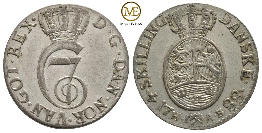 4 skilling 1788 Christian VII. Kv.0/01