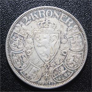 2 kroner 1917 kv. 1