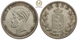 50 øre 1899 Oscar II. Kv.0
