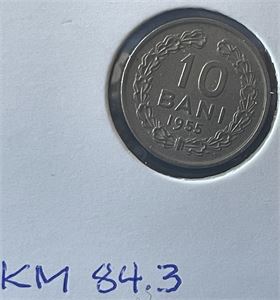 Romania 10 bani 1955 Kv.1+/01