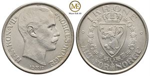 1 krone 1917 Haakon VII. Kv.0