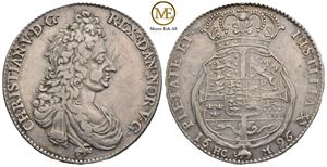 Speciedaler 1696 Christian V. Kv.1+