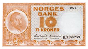 10 kroner 1973 R