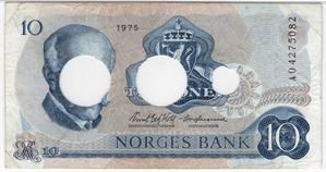 10 kroner 1975 AO. Makkulert?
