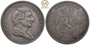 Speciedaler 1844 Carl XIV Johan. Kv.1+