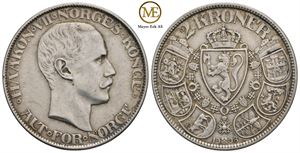 2 kroner 1908 Haakon VII. Kv.01