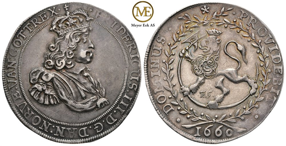 Speciedaler 1660 Frederik III. Kv.01.