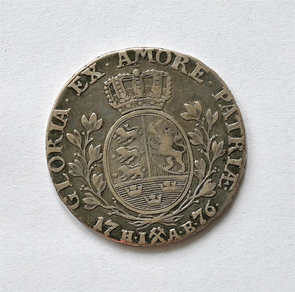 Norge 1/2 speciedaler 1776 kv. 1/1+