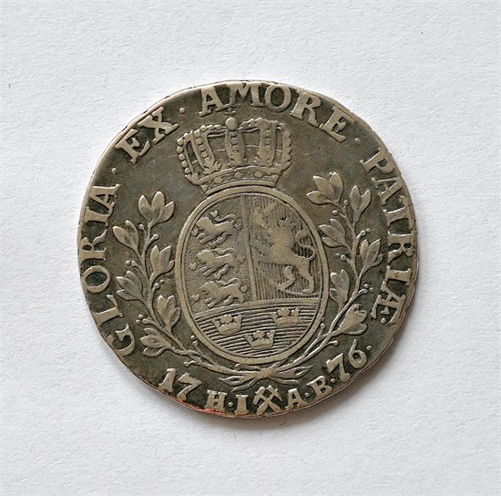 Norge 1/2 speciedaler 1776 kv. 1/1+