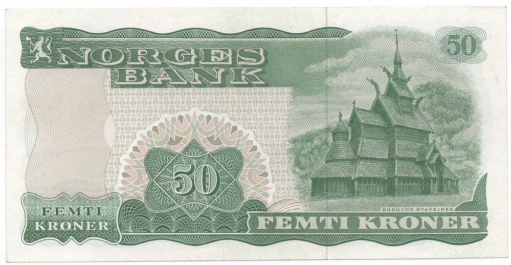 50 kroner 1977 Z.0252224. Kv.0