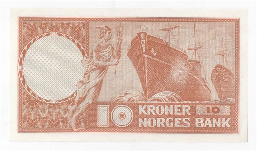 10 kroner 1961 W kv. 0