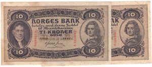 10 kroner 1942 C.3399391-92. Kv.01