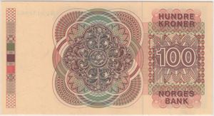 100 kroner 1980 HL. Erstatningsseddel. Kv.0