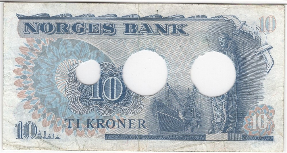 10 kroner 1975 AO. Makkulert?