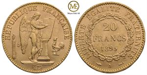 20 francs 1895 A. Kv.0/01