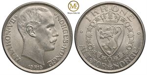 1 krone 1915 Haakon VII. Kv.0