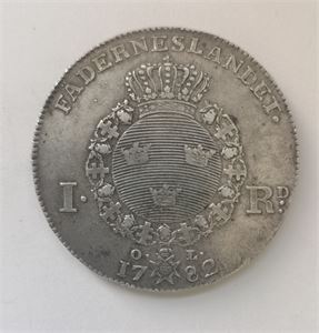 Sverige Riksdaler 1782 Gustav III