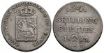 24 skilling 1823 Carl XIV Johan. Kv.1/1+