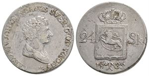 24 skilling 1833 Carl XIV Johan. Kv.1+
