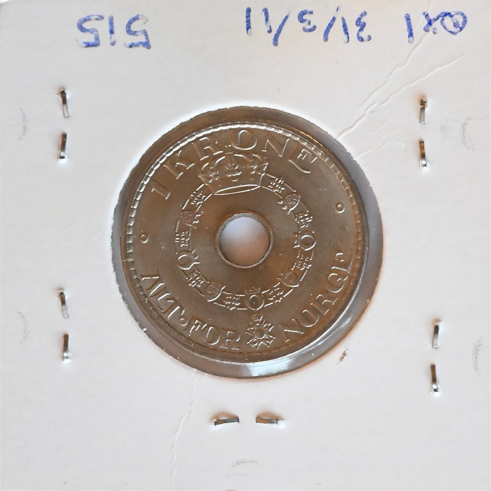 Norge 1 krone 1940 kv. 0