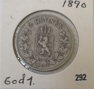 2 kroner 1890