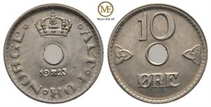 10 øre 1925 Haakon VII. Kv.0