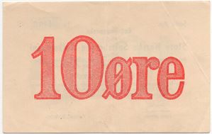 10 øre 1947/48 Serie Aa. Store Norske Spitsbergen. Kv.1+/01
