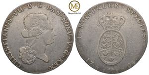 Speciedaler 1794 Christian VII. Kv.1/1+