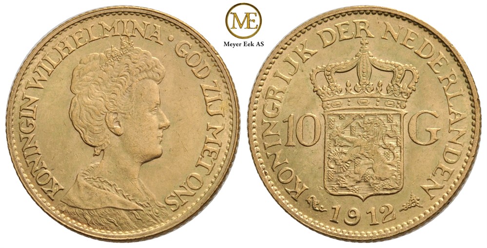 10 gulden 1917. Kv.0/01