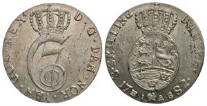 8 skilling 1782 Christian VII. Kv.0