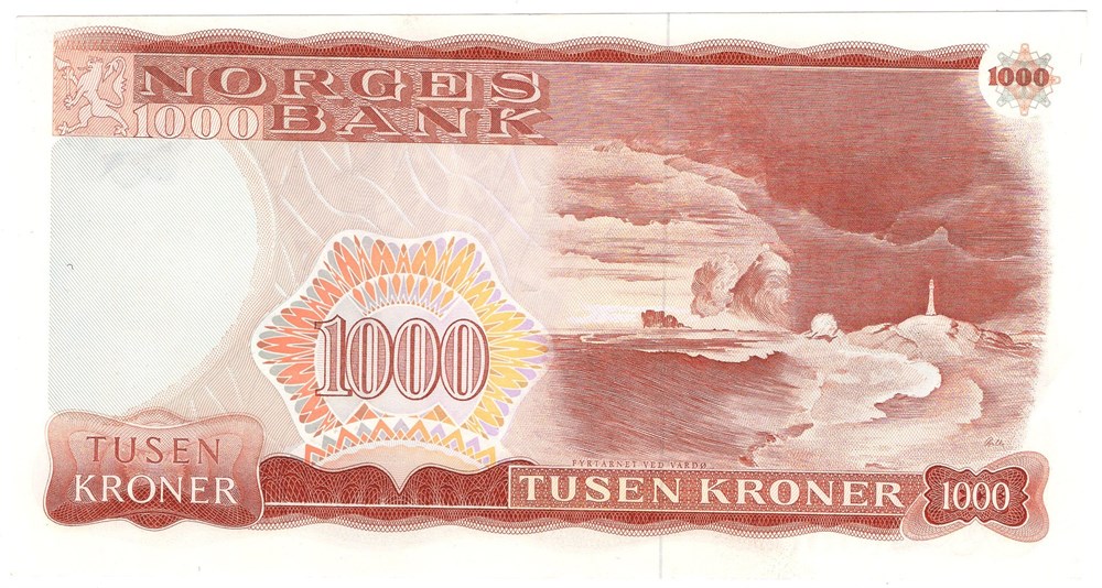 1000 kroner 1983 C. Kv.1+