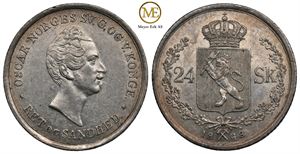 24 skilling 1848 Oscar I. Kv.0/01