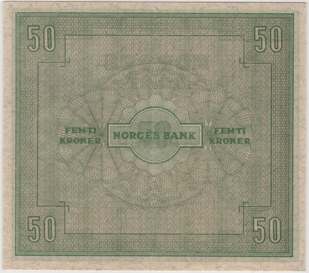 50 kroner 1945 A.4329228. Kv.01