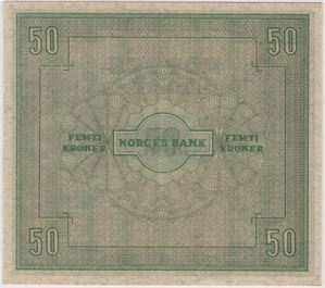 50 kroner 1945 A.4329228. Kv.01