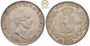 Speciedaler 1849 Oscar I. Kv.01