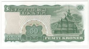 50 kroner 1983 R. 66 EPC. Kv.0