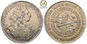 Reisedaler 1704 Frederik IV. Kv.1+