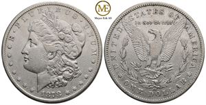 Morgan dollar 1878 CC. Kv.1+