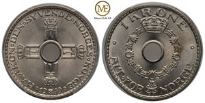 1 krone 1939 Haakon VII.MS.67 Prakt