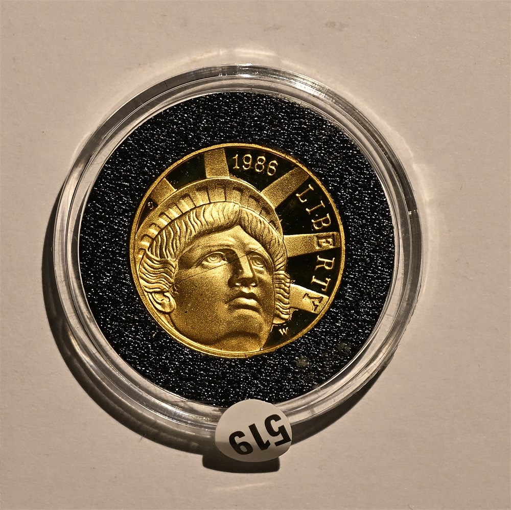 USA 5 dollars 1986 kv. Proof