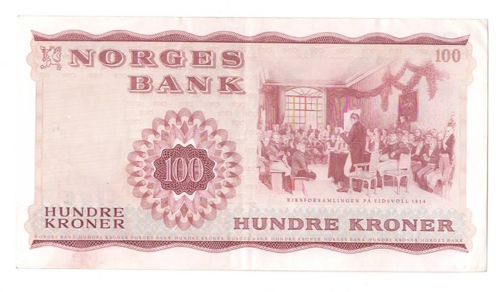 Norge 100 kroner 1964 Z kv. 1+