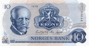 10 kroner 1978 HV erstatning