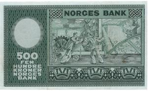 500 kroner 1960 A.1136199. Kv.1/1+