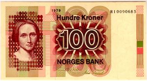 100 kroner 1979 HI erstatning Kv.0