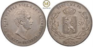 Speciedaler 1847 Oscar I. Kv.01