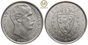 1 krone 1914 Haakon VII. Kv.0